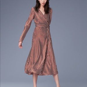 DVF Tilly Satin Wrap Dress